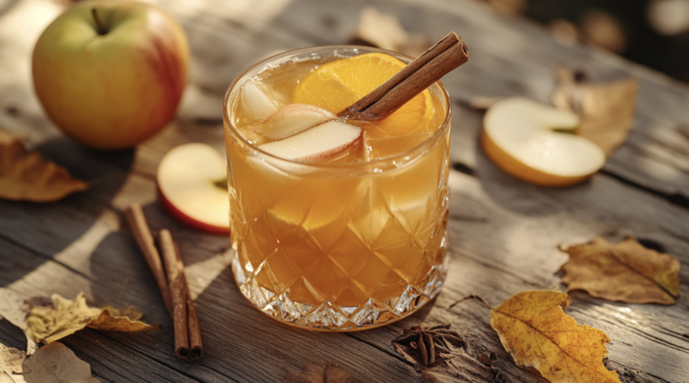 Autumn Spiced Rum Punch