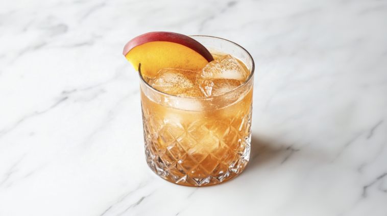 Bourbon Peach Old-Fashioned