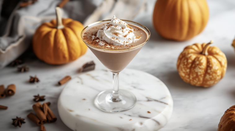 Coconut Chocolate Pumpkin Martini
