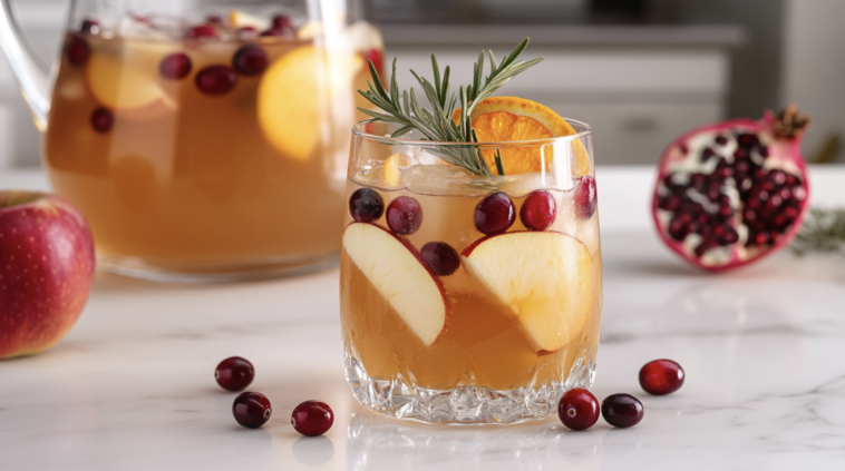 Festive Thanksgiving Punch Mocktail