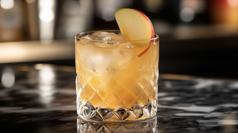 Gin Apple Cider & Ginger Beer Cocktail