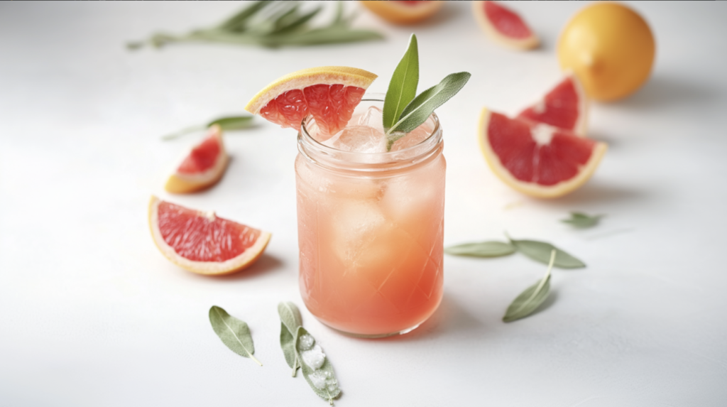 Top 55 Champagne Cocktails to Drink 17 Grapefruit & Sage Champagne