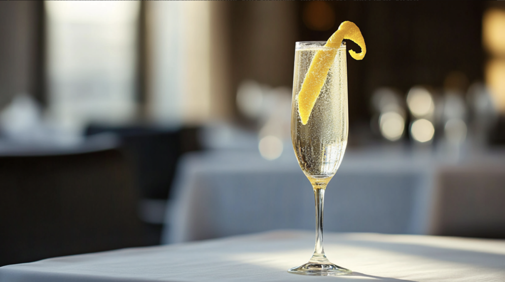 Honey Ginger French 75