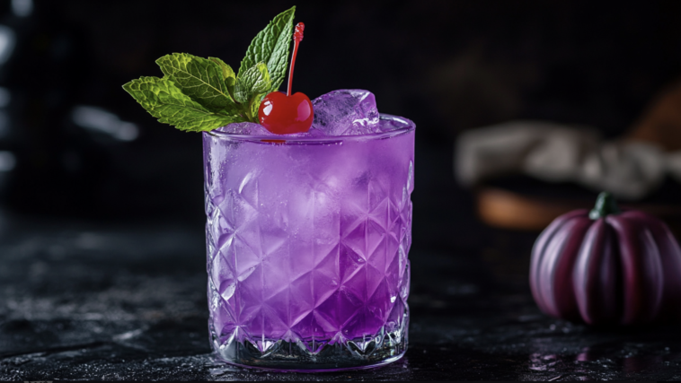 Maleficent Halloween Cocktail