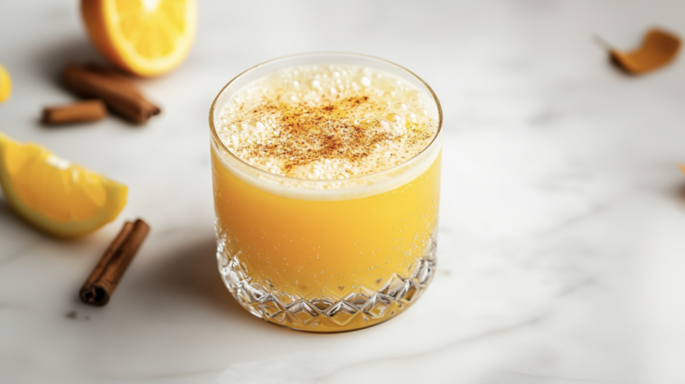 Pumpkin Orange Saffron Cocktail