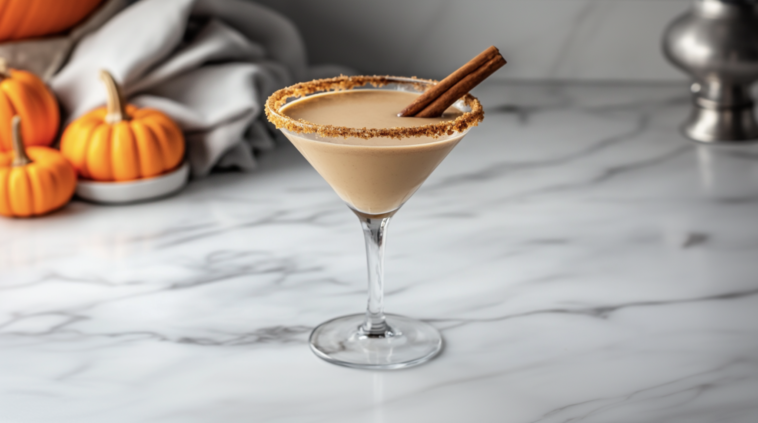Pumpkin Pie Martini Mocktail