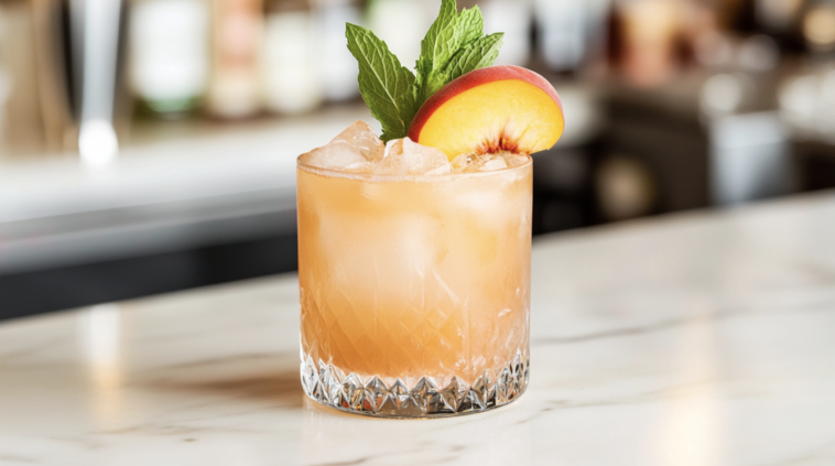 Royal Peach Cocktail