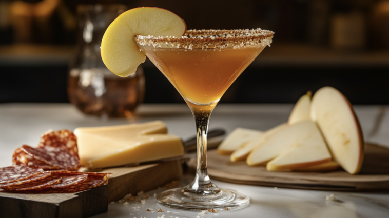 Salted Caramel Apple Martini 1 Salted Caramel Apple Martini