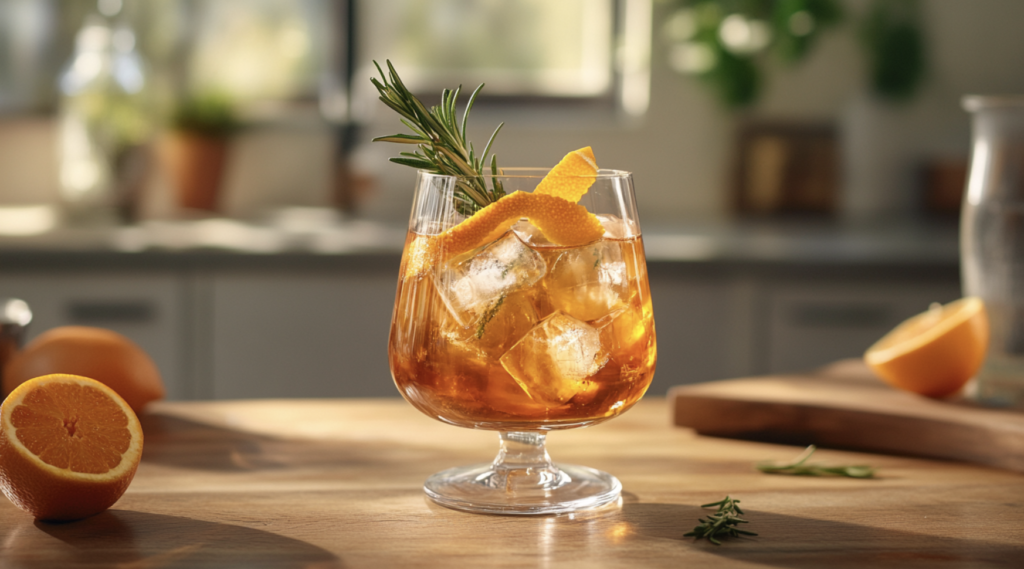 Smoky Autumn Mezcal Spritz