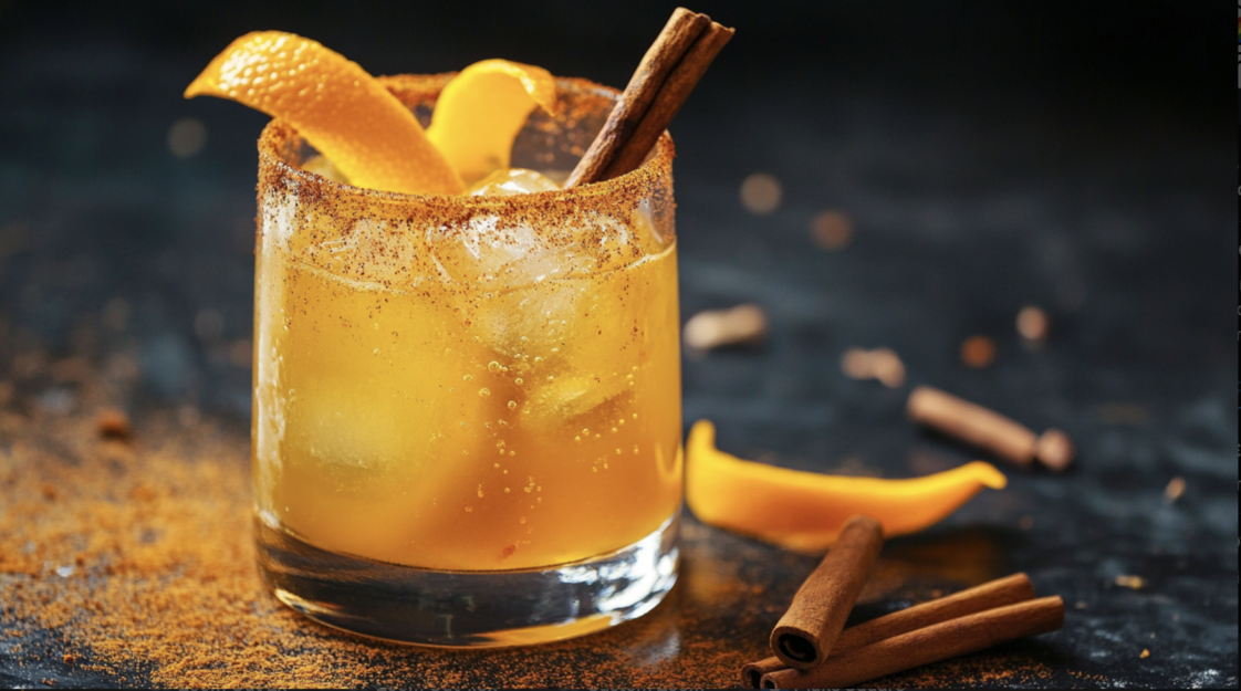 Smoky Spiced Orange Cocktail