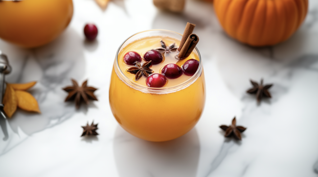 Sparkling Spiced Pumpkin Punch