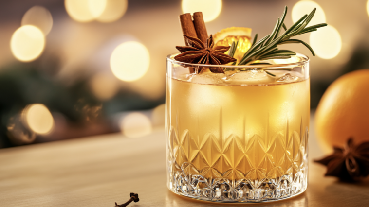 Spiced Honey Bourbon Old Fashioned