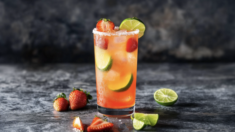 Strawberry Tequila Soda Recipe