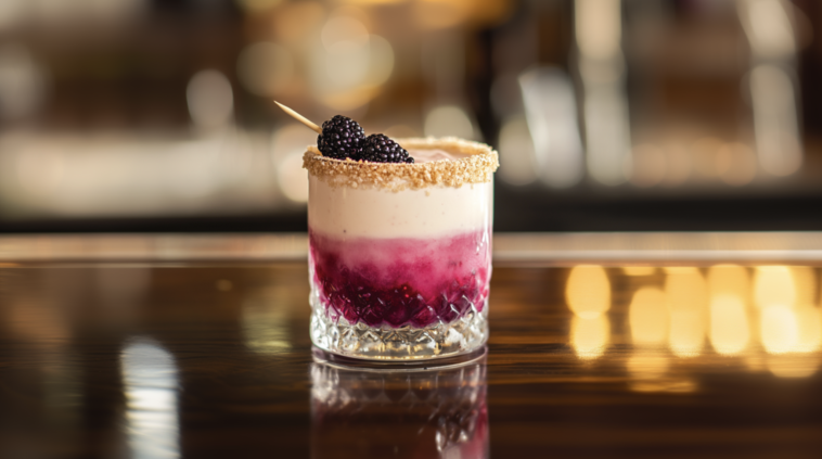 Blackberry Cobbler Cocktail 1 Blackberry Cobbler Cocktail