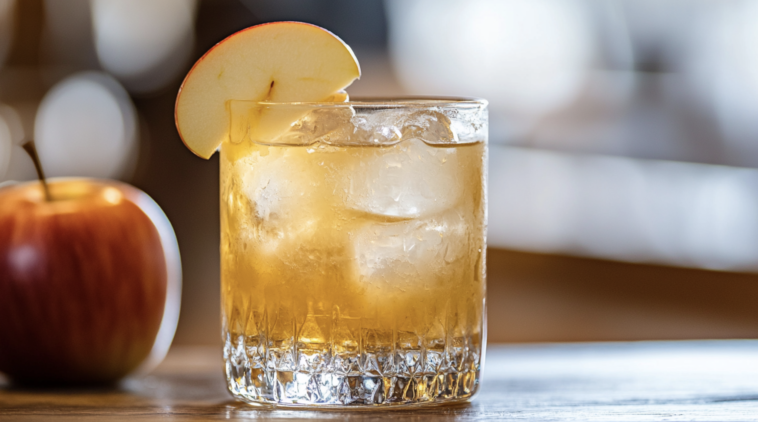 Bourbon and Apple Cider Cocktail