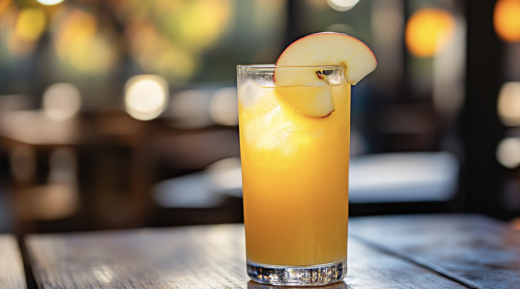 Caramel Vodka Apple Cider Cocktail