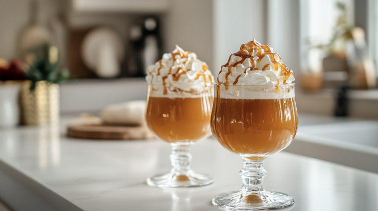 Hot Spiked Caramel Apple Cider