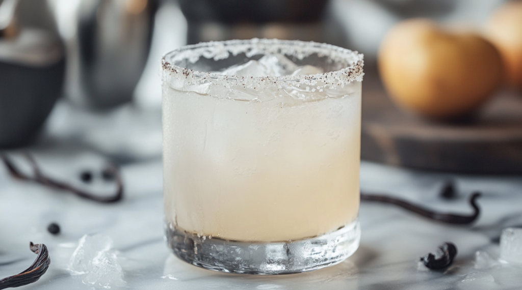 Pear Vanilla Gin Fizz