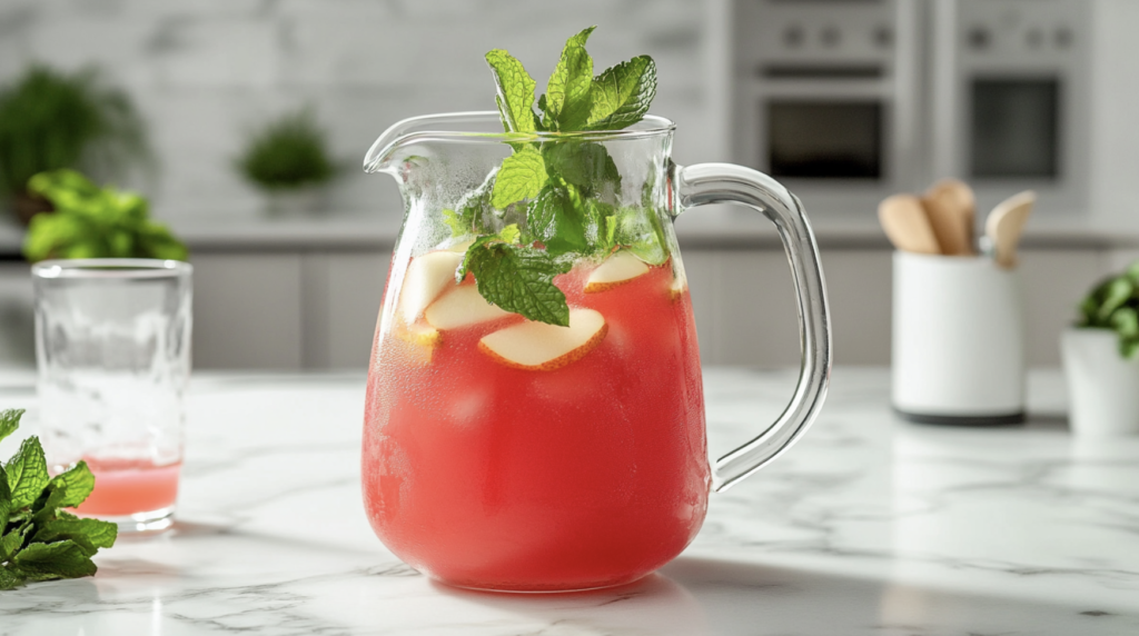 Pear Vodka and Cranberry Cocktail