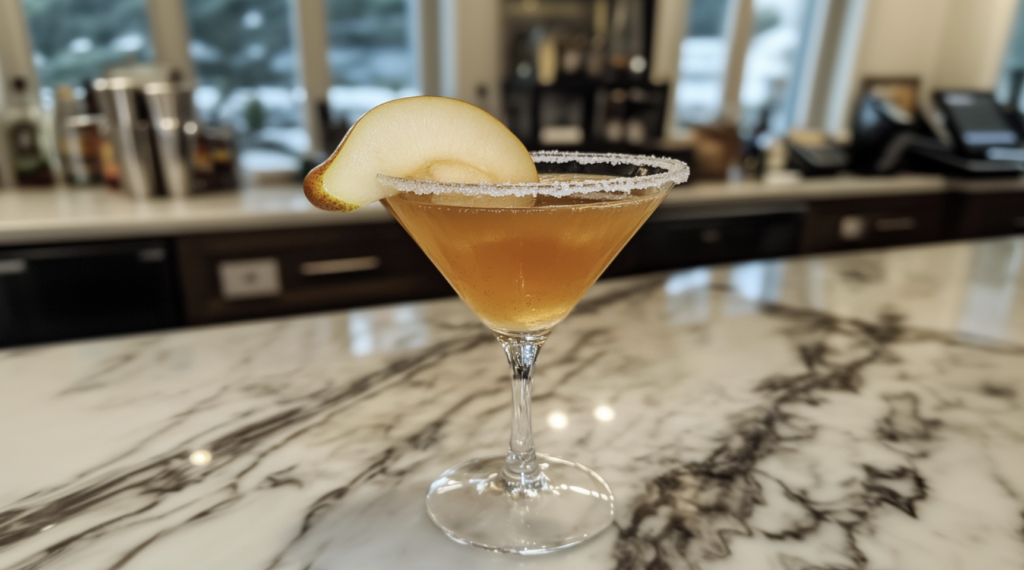 Spicy Pear Martini