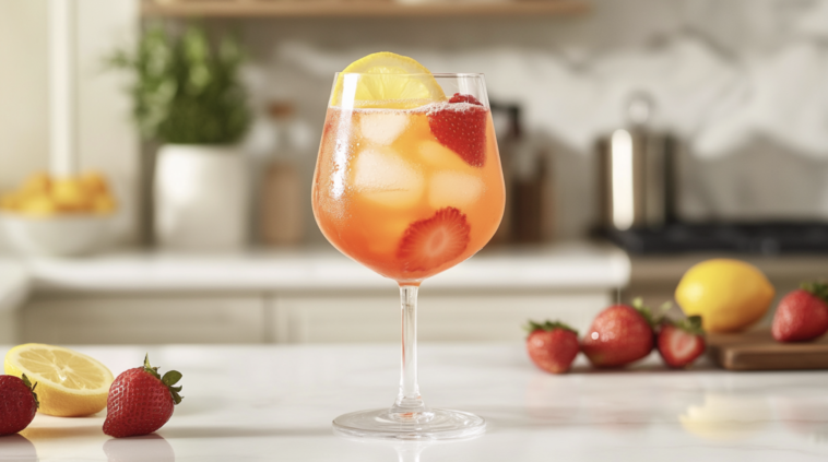 Strawberry Limoncello Spritz