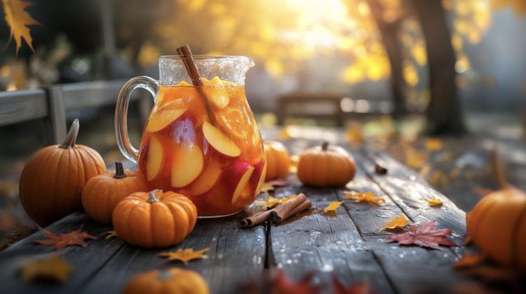 Pumpkin Spice Fireball Sangria