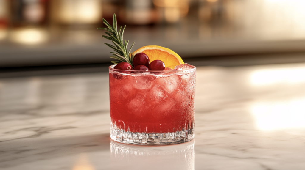 Cranberry Bourbon Sour