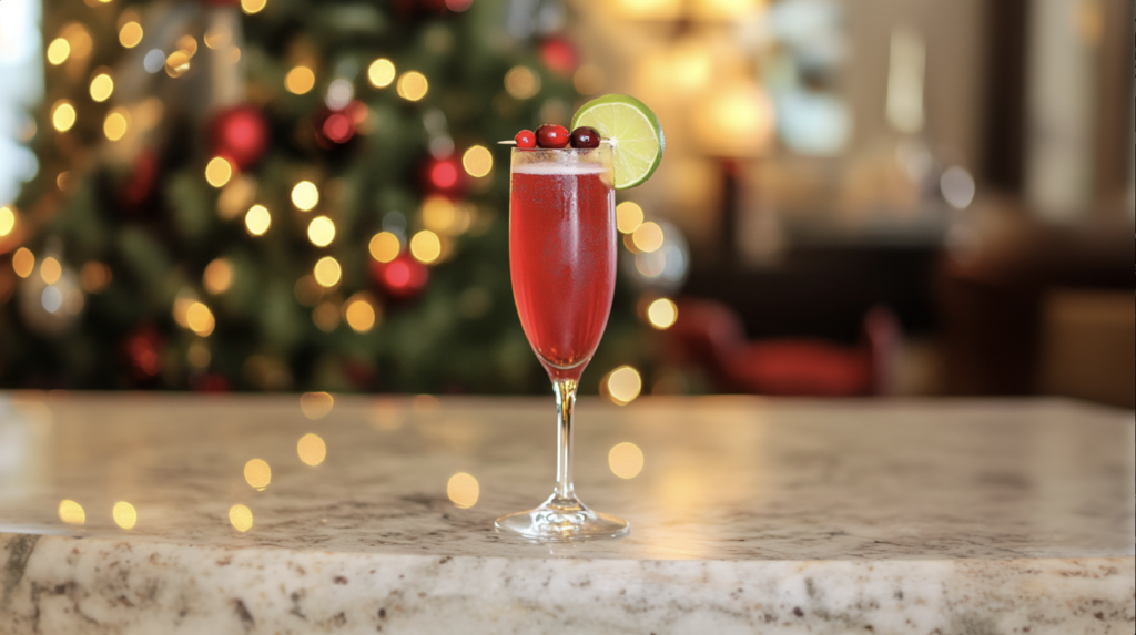 Cranberry Champagne Cocktail