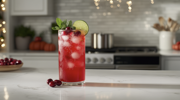 Cranberry Lime Mocktail