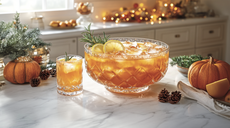 Earl Grey–Bourbon Punch