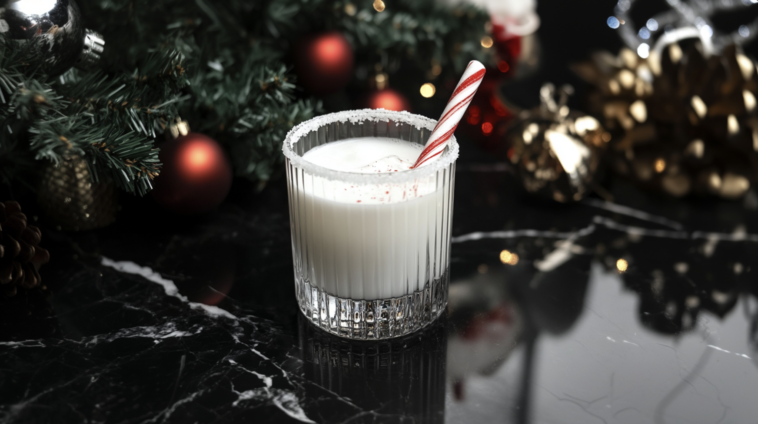 Peppermint Snowflake Cocktail 1 Peppermint Snowflake Cocktail