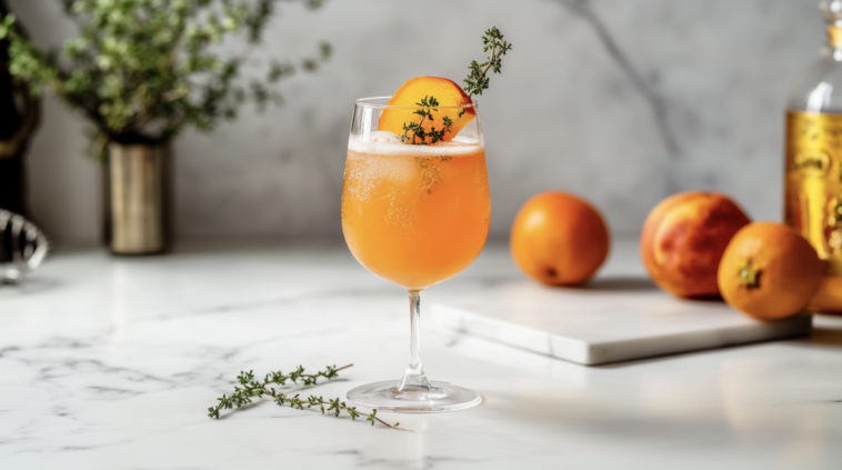 15 Best Winter Aperol Cocktails to Warm Up Cold Days 1 Persimmon Aperol Spritz