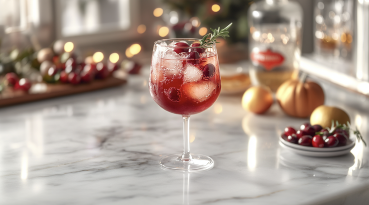 Sparkling Thanksgiving Cocktail