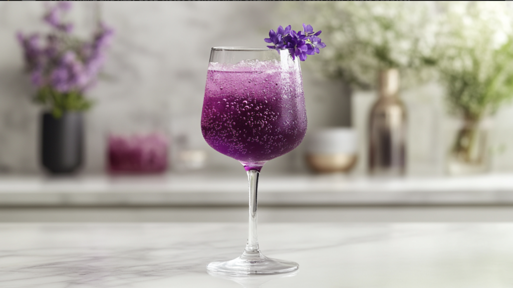 Violet & St Germain Spritz
