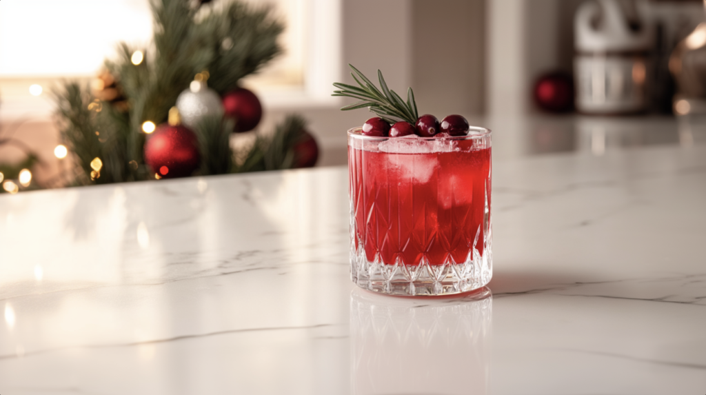Cranberry Orange Bourbon Cocktail