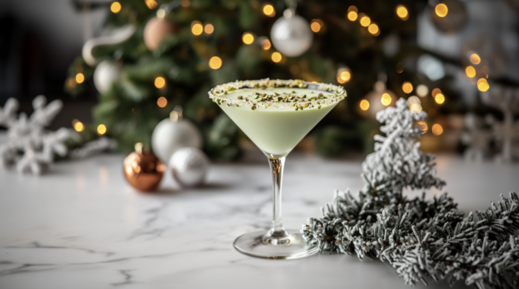 White Chocolate Pistachio Martini 1 White Chocolate Pistachio Martini