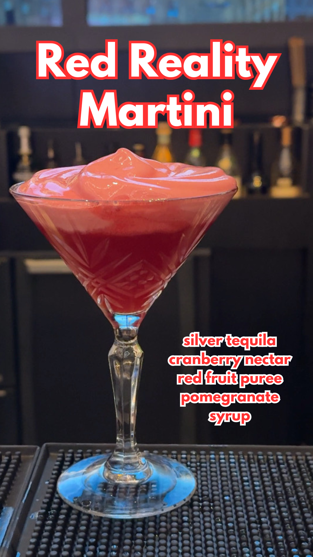 Red Reality Martini