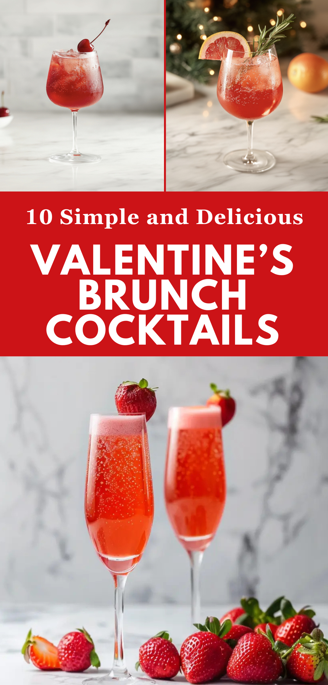 10 Romantic Valentine’s Brunch Cocktails You’ll Fall in Love With