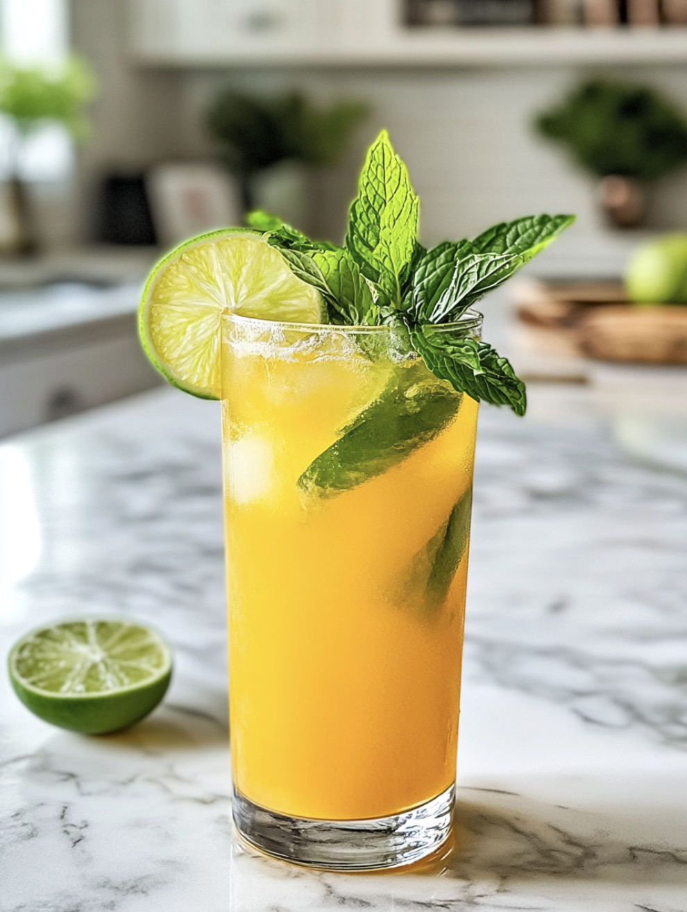 Mango Mojito Mocktail