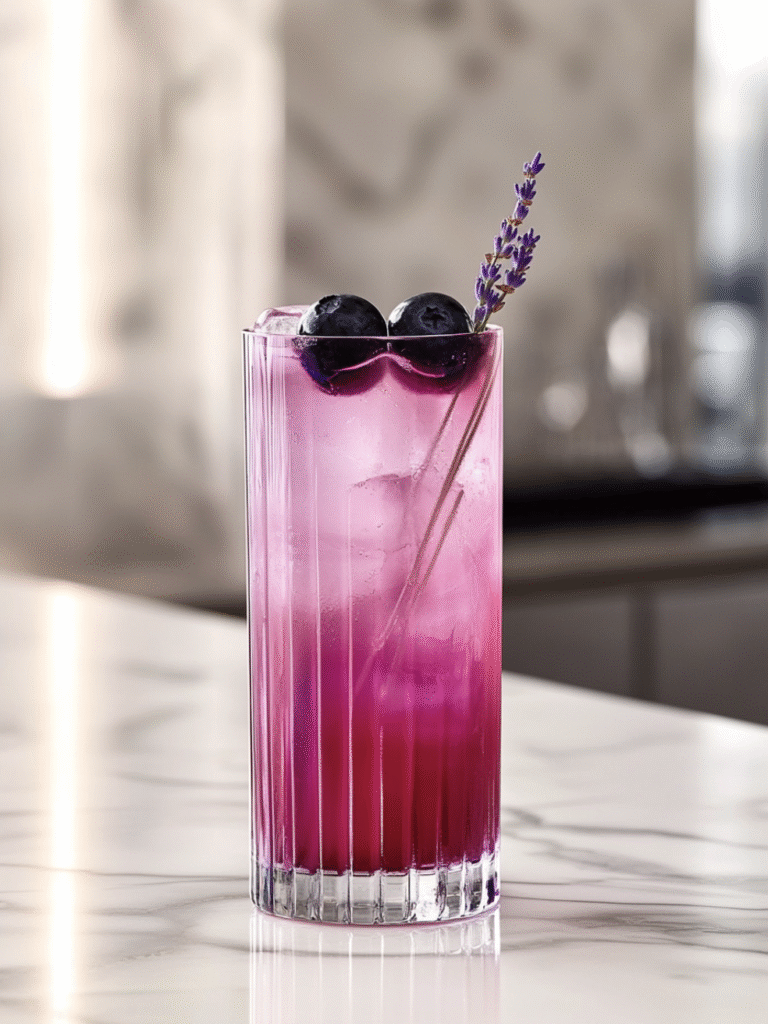 55 Refreshing Blueberry Cocktails You Can Make at Home 15 Blueberry Lavender Collins