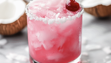 Cherry Coconut Creamsicle Margarita