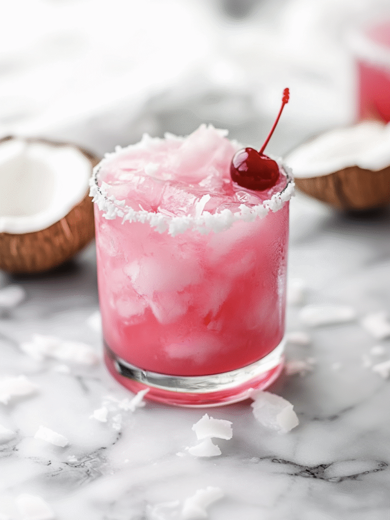 Cherry Coconut Creamsicle Margarita