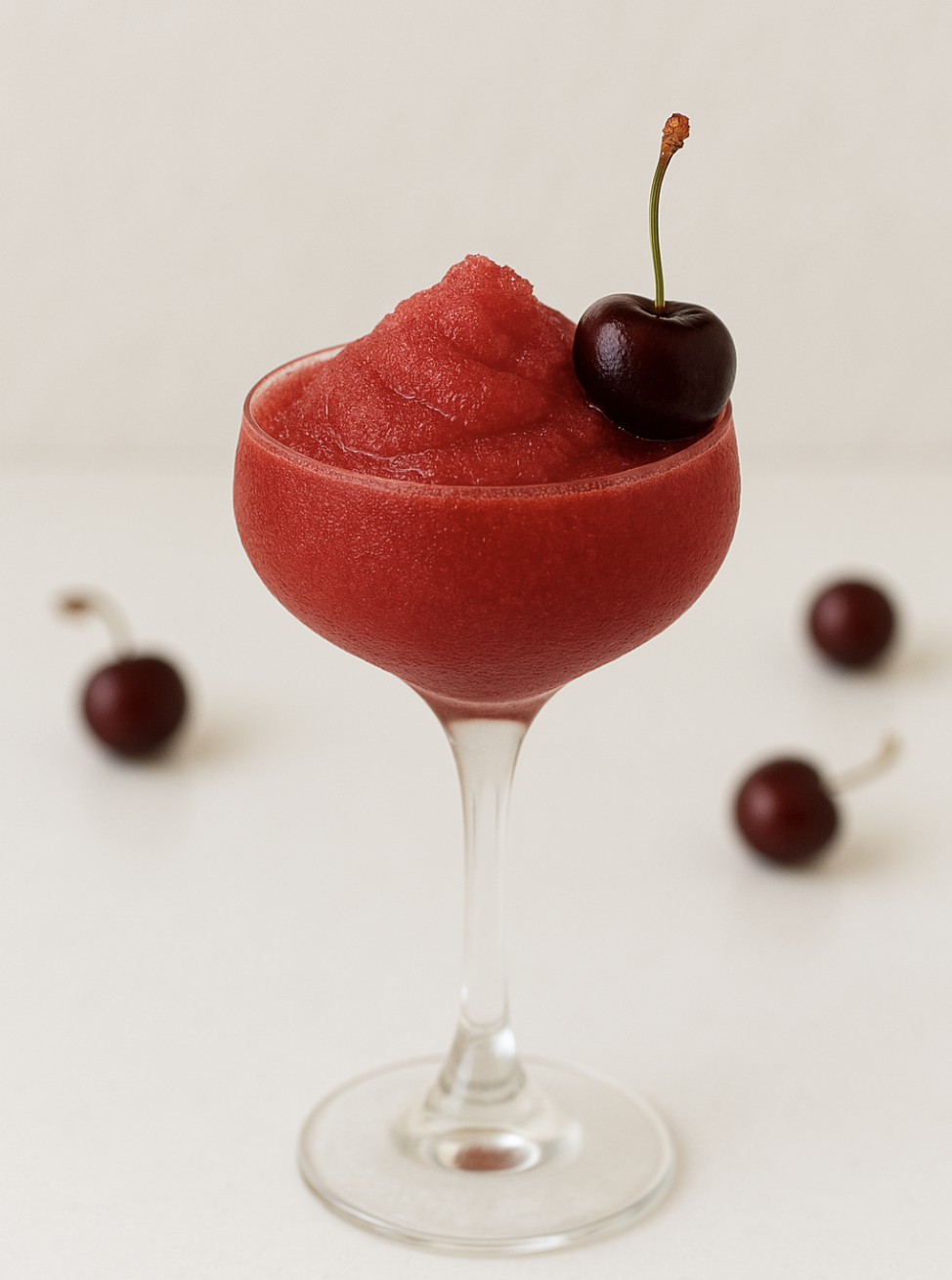 Frozen Cherry Espresso Martini