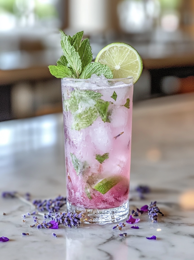 Lavender Mojito Mocktai