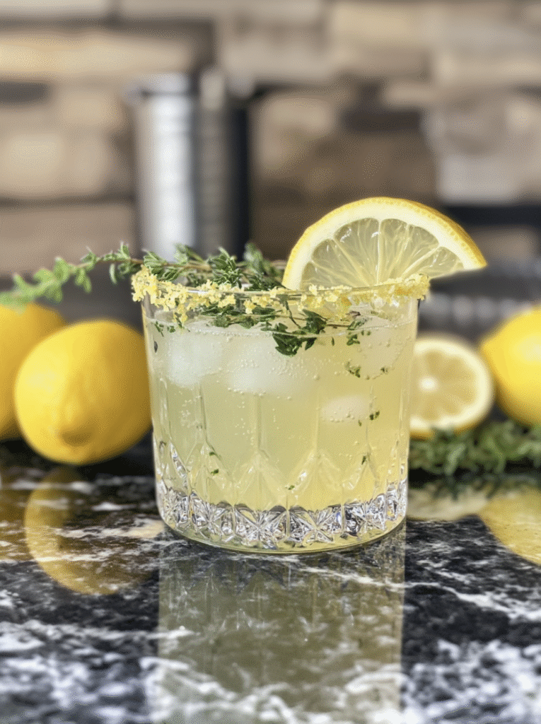 Lemon Thyme Mocktail