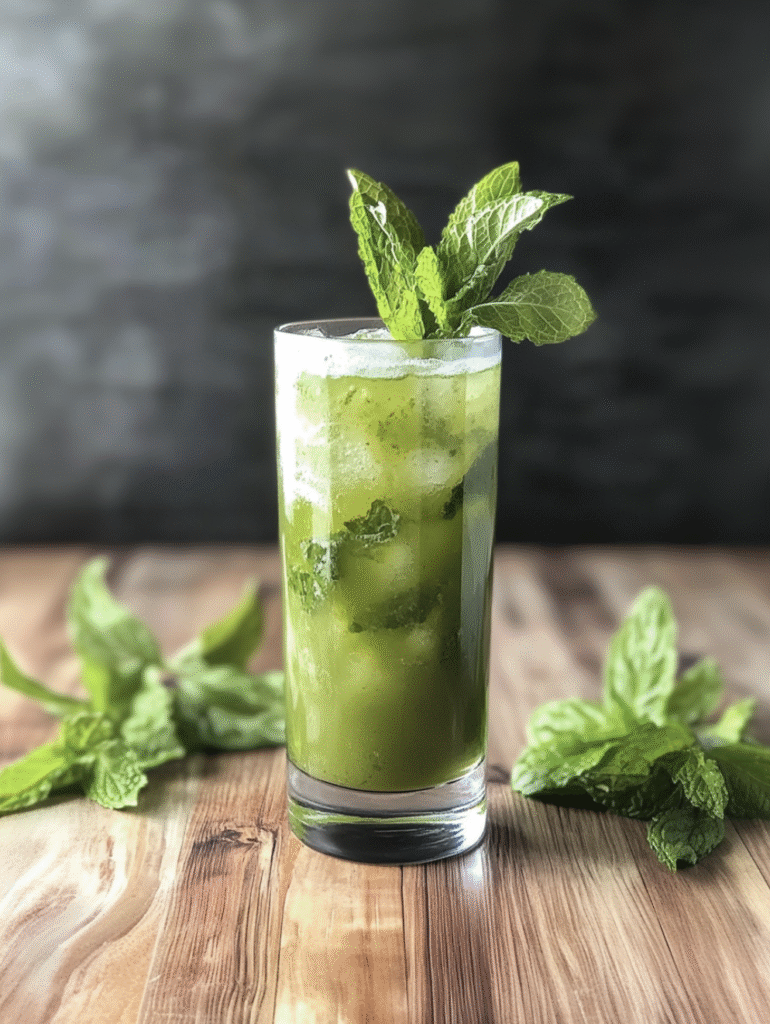 Matcha Mint Julep