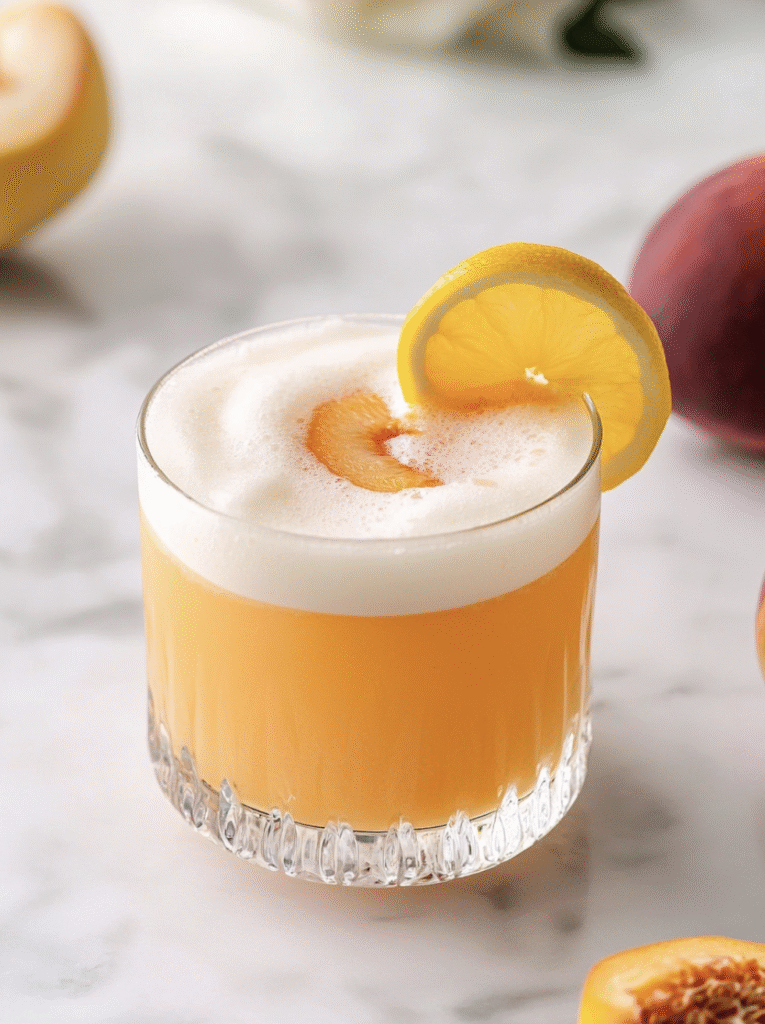Peach Vodka Sour