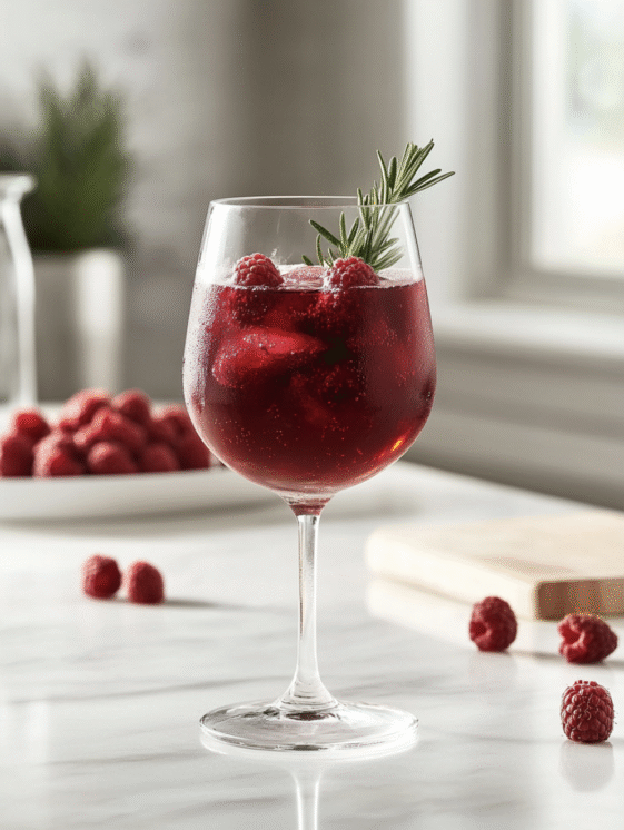 Wine Target Raspberry Raspberry Red Wine Spritz