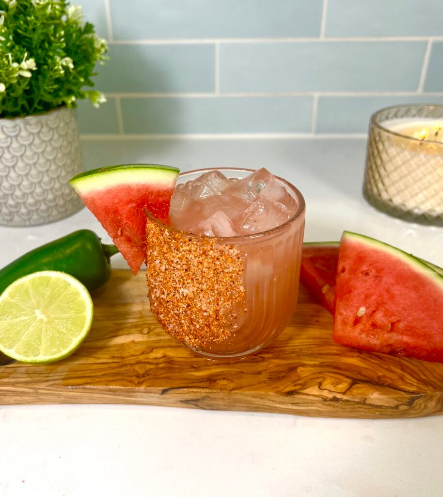 Spicy Watermelon Mezcalrita