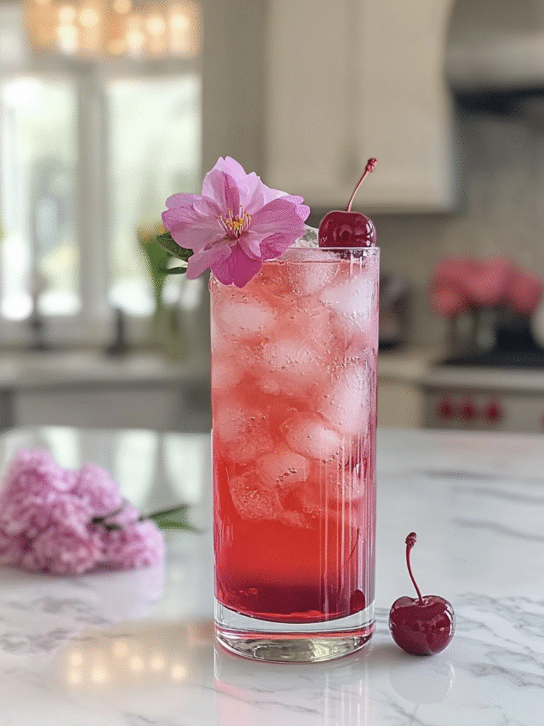 Spring Cherry Blossom Cocktail
